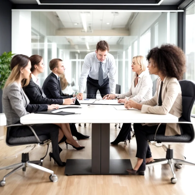 Führungskräfte Training in Aktion